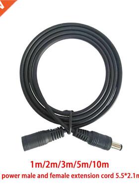 DC Extension Cable 1M 2M 3M 5M 10M 2.1mm x 5.5mm Female to M