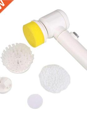 2 Pieces 5-in-1 Handheld Bathtub Brush Kitchen Bathroom Sink