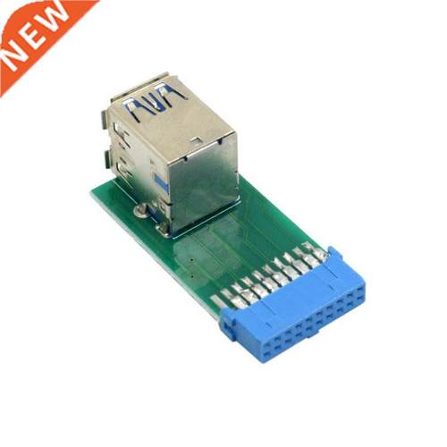 1pcs Double-decker Tpye USB 3.0 Hub 19pin USB 3.0 header to