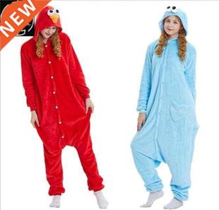 Cookie Monster Animal Cosplay costume Sesame Street Onesies