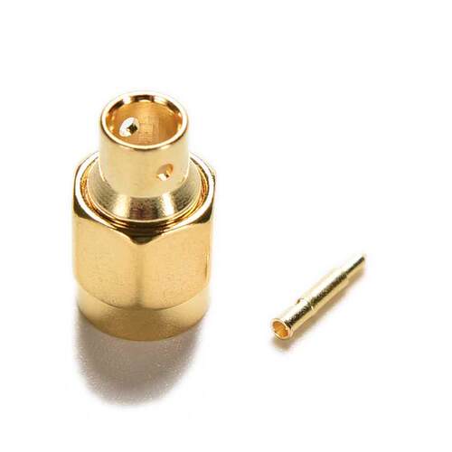 5pcs SMA Male Plug Solder For Semi-Rigid RG402 0.141
