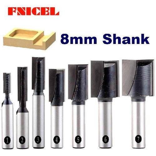 8mm Shank Straight Router Bit Set Top Quality Plane