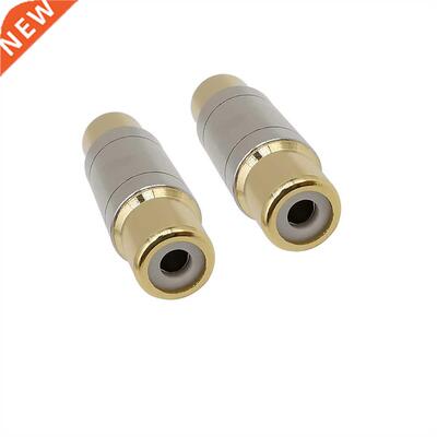 Dual RCA Connectors Straight RCA Female to Female Jack Socke