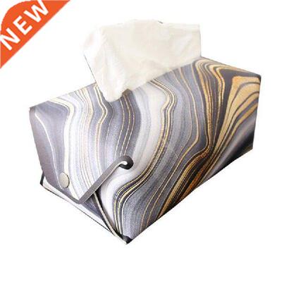 Napkin Case Storage Box Home Living Room Decoration Black