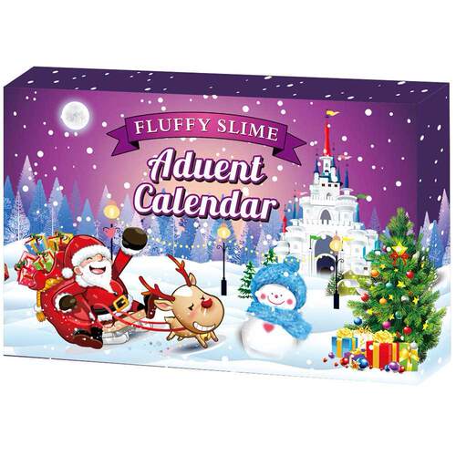 Slime Christmas 24 Days Countdown Advent Calendar DIY
