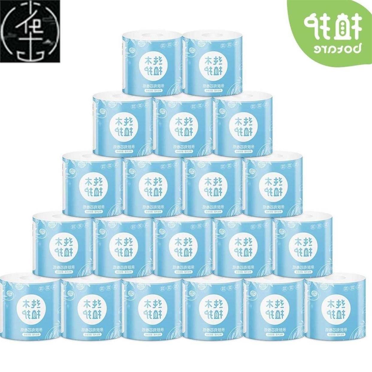 Toilet Paper, Pack of 20 Rolls Soft Strong Towels Roll Paper