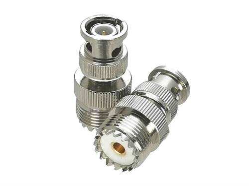BNC Male Plug to UHF SO29 Female Jack RF Adapter Connector