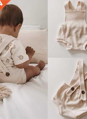 6 Colors Summer Newborn Baby Girls Boy Ribbed Solid Sleevele