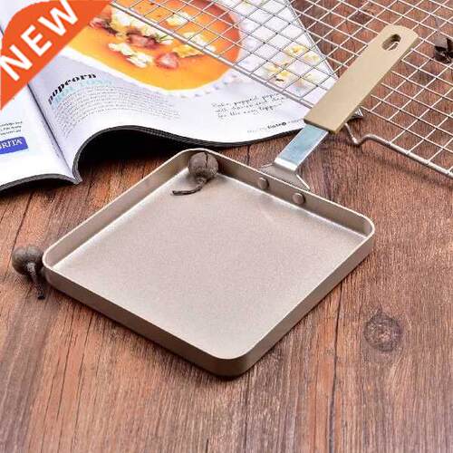 Square Frying Pan with Non-stick Coating Hanging Hole