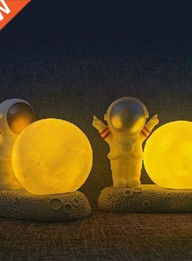 Night Light Portable Spaceman Lamp Children's Gift LED