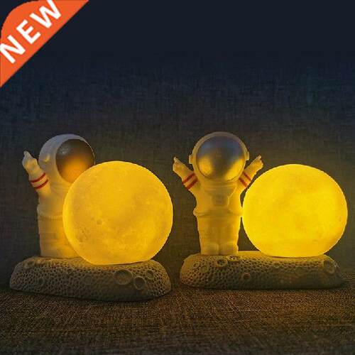 Night Light Portable Spaceman Lamp Children's Gift LED