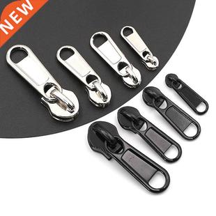 8Pcs 4 Sizes etal Zipper Pull Universal Double-sided Nylon