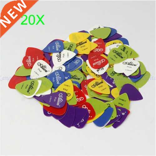 20 pcs 0.58mm Smooth Nylon Guitar Picks Pick Plectrum New