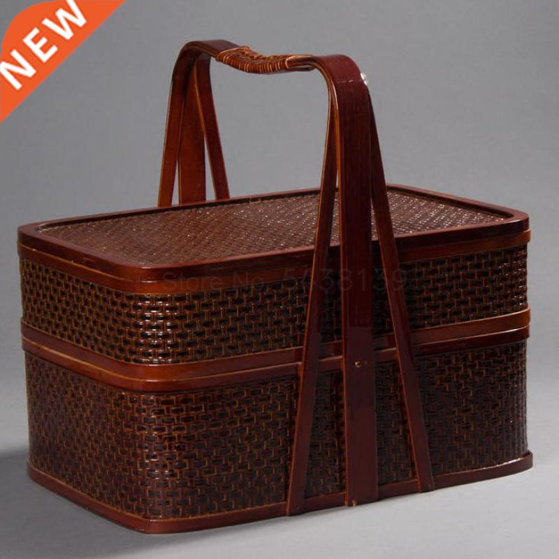 Bamboo basket bamboo wedding bamboo basket shopping basket