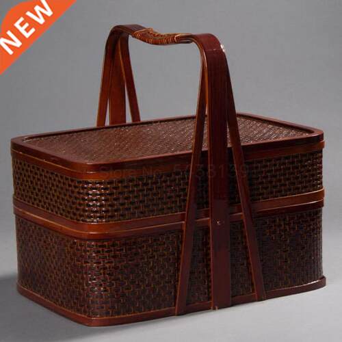 Bamboo basket bamboo wedding bamboo basket shopping basket