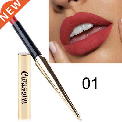 1PC Waterproof Lipstick Matte Pumpkin Color Finished Matte