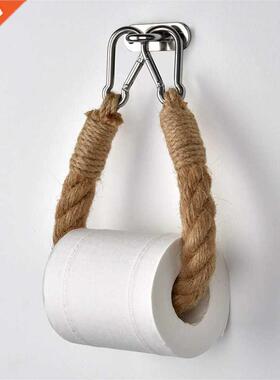 Free Toilet Paper Holder For Hanging Old Bathroom Decoration