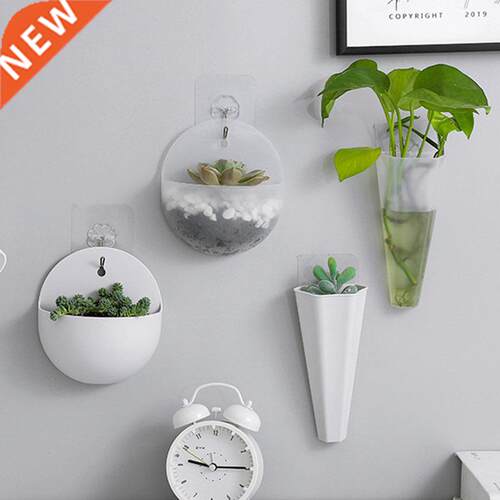 Flower Pot Home Decoration Wall Vase Wall Hanging Plastic