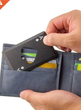 Multitool Poker Multifunction Pocket Card Bottle A Credit Be