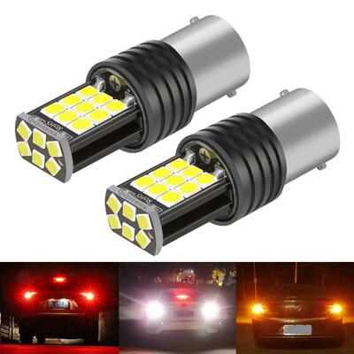 2PCS New 1156 P21W 7506 BA15S R5W R10W Super Bright LED Car
