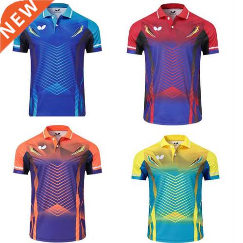 New Quick Drying Table Tennis Clothes Men Shirt T-shirt With