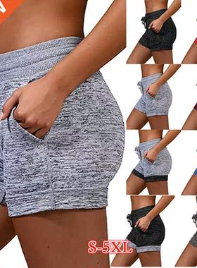 Short sleeved sports shorts for women in Size S-5XL女士短裤