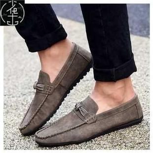 sneakers loafers male driving casual men 男豆豆鞋 shoes