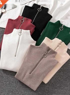 Sexy Turtleneck Sweter Women 2022 utumn Winter Clothes Sue