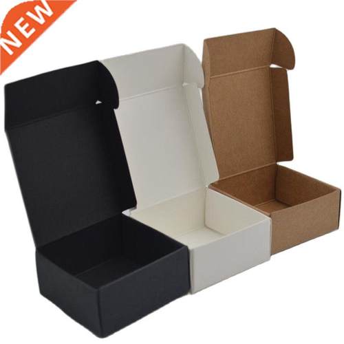 100pcs Blank Kraft Handmade Soap Box White Cardboard Paper J