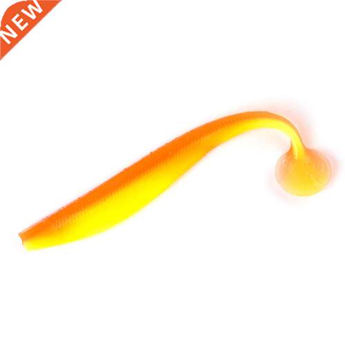 Cebo de pesca de silicona, 4-5 piezas, 9/12/16cm, gusano sua