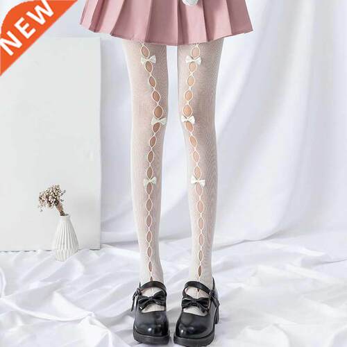 Pierced Stocking Lolita Cosplay Costumes Accessories Bowknot