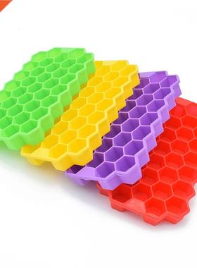 Honeycomb Design Silicone Egg Pancake Molds Rings Confection