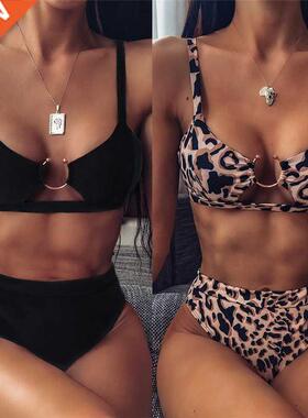 Sexy Swimsuit Women High Waist Bikini Micro High Leg Swimmi