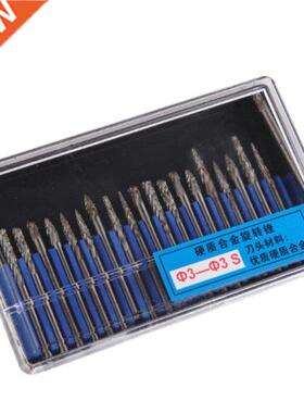 20Pcs/set Electric Drill Tungsten Steel Grinding Head Tungst