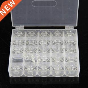 25Pcs Plastic Empty Bobbins Case Tool Bag Box 适用于 Br