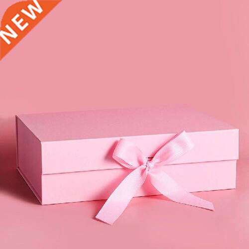 High Quality Rigid Thick Gift Box With Ribbon,magnetic Box