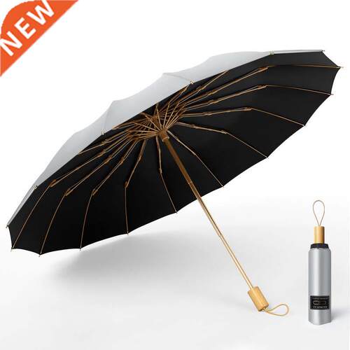 Strong Wind Resistnt 3Folding 16K Mnul Umbrell Men Prs