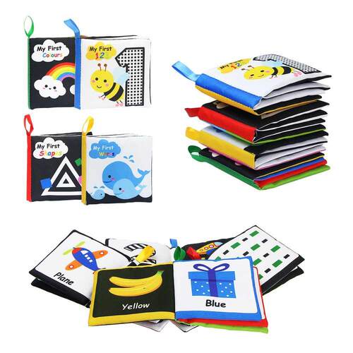 Coolplay Cloth Books Soft Baby Books Rustle Sound Baby Quiet