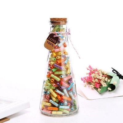 50Pcs/set Love Pill Blank Letter Paper Message Envelope
