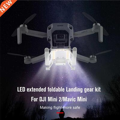 Mini 2 Landing Gear Foldable LED Lamp Light Landing Skid Kit