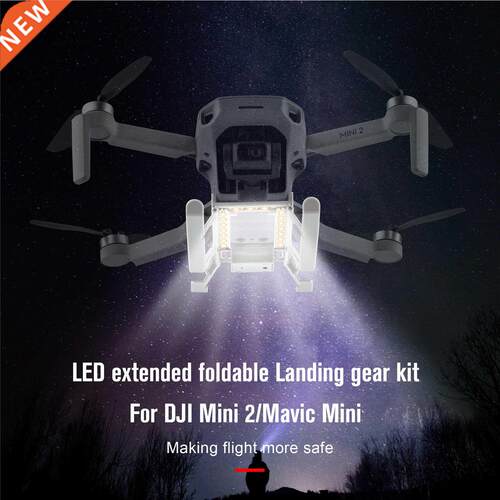 Mini 2 Landing Gear Foldable LED Lamp Light Landing Skid Kit