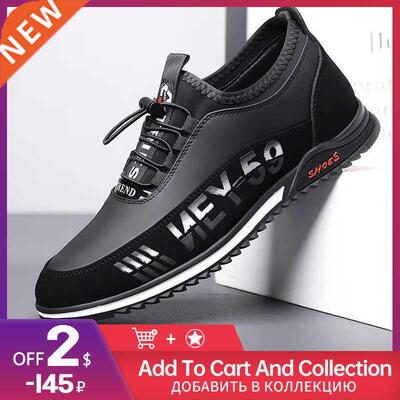Leather Men Shoes Luxury Brand 2022 Casual Slip on Formal Lo