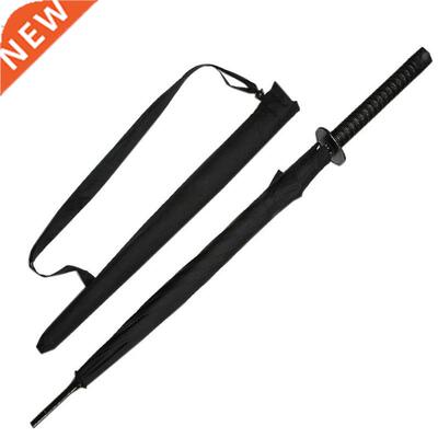 Elegant Black Japanese Samurai Ninja Sword Umbrella Japanese