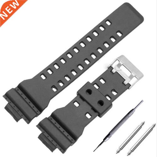 16mm PU Watch Band Strap Fit 适用于Casio G Shock Replacement