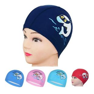 Children Swimming Cap Cartoon Dolphin Animal Printing kids P