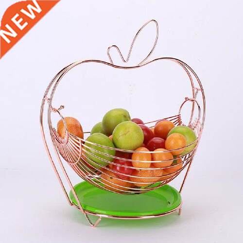 Stainless Steel Fruit Swing Basket Fruit Bowl Rack Stand