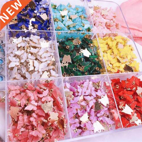 Peixin colorful cute butterfly pendant DIY jewelry making bu