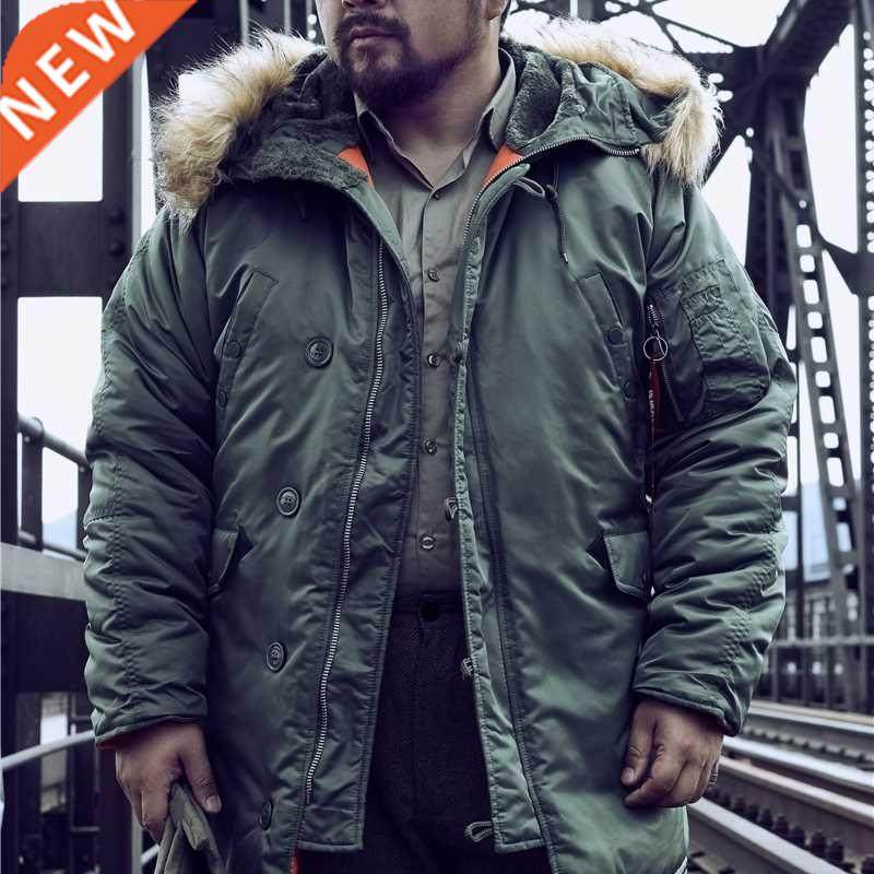 Male Winter N3B Puffer Jacket Outdoors Camping Skiing Men Lo图片