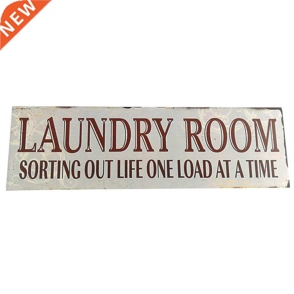 Washhouse Laundry Room Letters Wood Board Wall Hanging Notic