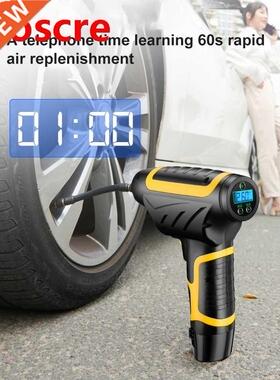 120W Rechargeable Air Compressor Wireless Inflatable Pump Po